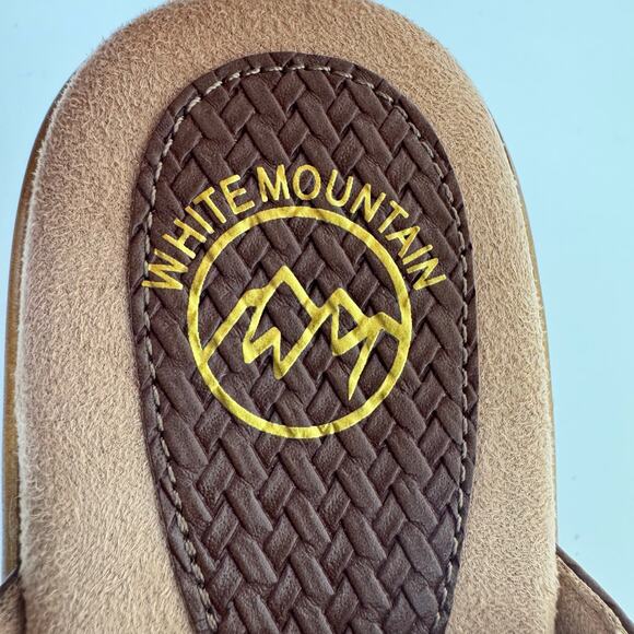 WHITE MOUNTAIN VALORA FAUX LEATHER HEELED SANDALS‎ IN BROWN NWOB SIZE 8.5M - Picture 12 of 13